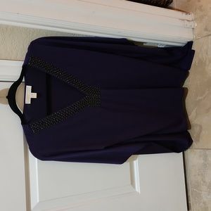 Michael Kors Purple blouse, size Medium